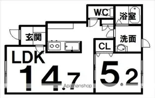 PROGRESS(プログレス)【1階】の間取り